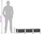 vidaXL - Plantenbak - verhoogd 120x40x23 cm - polypropeen - lichtgrijs