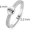 TI SENTO Ring 12097ZI - Zilveren dames ring - Zirkonia - Maat 54