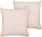 LEUZEA - Sierkussen set van 2 - Roze - 45 x 45 cm - Bouclé