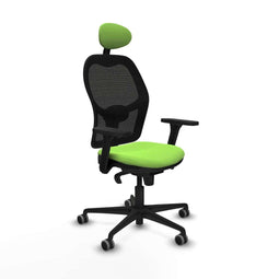 Jorquera Piqueras y Crespo 3D036G1 - Bureaustoel met hoofdsteun - Verstelbare hoogte - Pistache