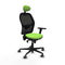 Jorquera Piqueras y Crespo 3D036G1 - Bureaustoel met hoofdsteun - Verstelbare hoogte - Pistache