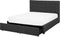ROCHELLE - Bed opbergruimte - Donkergrijs - 140x200 cm - Polyester