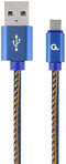 Cablexpert CC-USB2J-AMMBM-2M-BL - USB A naar Mini-USB B - 2 m - Blauw