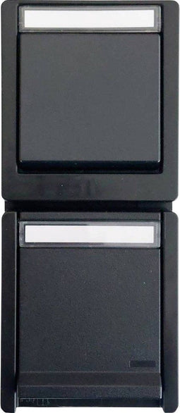N & L 27633 Compleet Opbouw spatwaterdicht Zwart 1 stuk(s)