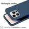 iMoshion Hoesje Geschikt voor iPhone 14 Pro Hoesje Siliconen - iMoshion Color Backcover - Donkerblauw