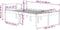 vidaXL - Seniorenbed - massief - grenenhout - grijs - 120x200 - cm