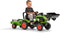 FALK Claas Arion 410 - Speelgoedtractor met voorlader en aanhanger - Groen