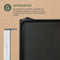 Bourgini Elements - Grillplaat - 2500W - PFAS-vrije keramische anti-aanbaklaag - 46 x 26 cm - Antraciet