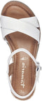 Tamaris Essentials - Dames Sandalen - Hakhoogte 4,5 cm - Wit - Maat 41