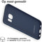 iMoshion Hoesje Geschikt voor Samsung Galaxy S7 Hoesje Siliconen - iMoshion Color Backcover - Donkerblauw