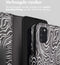iMoshion Hoesje Geschikt voor Samsung Galaxy A41 Hoesje Met Pasjeshouder - iMoshion Design Bookcase smartphone - Meerkleurig / Black And White