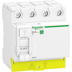 SCHNEIDER Resi9 XP - Differentieelschakelaar 4-polig 63A 30mA Type A - Wit
