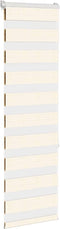 vidaXL - Zebra - Blind - 50x150 - cm - stofbreedte - 55,9 - cm - polyester - marmerbeige