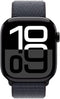 Apple Watch Series 10 - Smartwatch - 46mm - GPS - Aluminium - Geweven sportbandje - Zwart