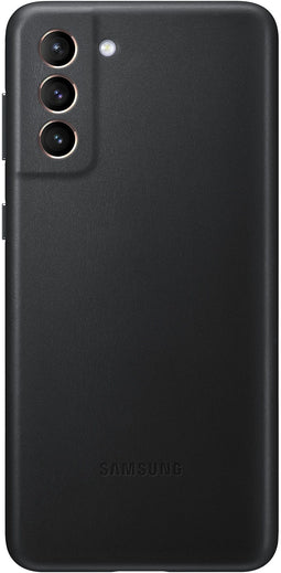 Samsung EF-VG996 - Soft case - Echt leer - Zwart