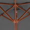 vidaXL - Parasol - met - houten - paal - 150x200 - cm - antraciet