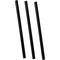 Cocktailrietje zwart papier 150mm x 7mm zwart 250 stuks