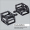 BBB Cycling MountainHigh - Platformpedalen - Antislip - Mat Zwart (set)