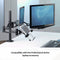 Fellowes Vista - Dubbele monitor arm - Voor 2 schermen tot 32 inch - Zwart
