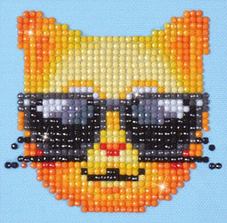 DIAMOND DOTZ Cool Kat - Diamond Painting - 797 Dotz - 10x10 cm
