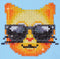 DIAMOND DOTZ Cool Kat - Diamond Painting - 797 Dotz - 10x10 cm