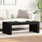 vidaXL - Salontafel - Zwart - Eiken - 102x50x35 - cm - Engineered - Wood