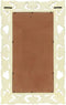 vidaXL - Spiegel - handgesneden - 110x50 - cm - massief - mangohout - bruin