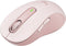 Logitech Signature M650 L - Draadloze muis - Ergonomisch ontwerp - Roze