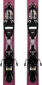 Rossignol Nova 6 - Dames ski's - Inclusief Look Express W 11 GW B83 bindingen - 156 cm - Zwart