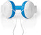 Nedis HPWD4200 - On-ear koptelefoon - 82 dB geluidsdruk - Blauw Wit