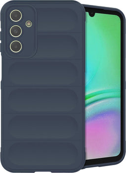 imoshion Hoesje - Geschikt voor Samsung Galaxy A15 (5G) / A15 (4G) - EasyGrip Backcover - Donkerblauw
