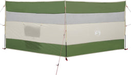 vidaXL - Windscherm - camping - waterdicht - 340x130 - cm - groen