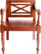 vidaXL - Stoelen - Batavia - 2 - st - massief - mahoniehout - donkerbruin
