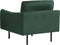 VINTERBRO - Fauteuil - Groen - Fluweel
