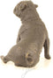 BRONZEN ZITTENDE MOPSHOND