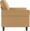 vidaXL - Tweezitsbank - 120 - cm - fluweel - bruin