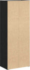 vidaXL Boekenkast - 40x24x102 cm - bewerkt hout - zwart eiken