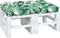 vidaXL - Palletkussen - 120x80x12 - cm - stof - groen