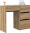 vidaXL - Bureau - Artisan - Eik - 90x37,5x75 - cm - Gebroken - Hout