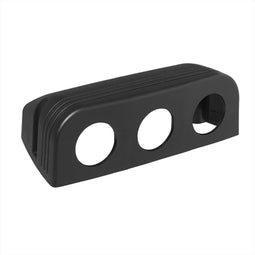 ProPlus Opbouwframe - Drievoudig - 3 x Ø 29 mm - Zwart - Kunststof