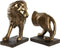 Bokstöd DKD Home Decor Leeuw Hars Modern (32 x 15 x 24,5 cm)