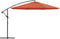 vidaXL - Zweefparasol - met - aluminium - paal - 350 - cm - terracottakleurig