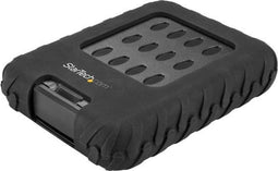 Startech.com S251BRU31C3 - Externe behuizing 2.5" SATA SSD/HDD - IP65 water- en stofbestendig - Zwart