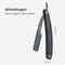 Gandria Shavette - Open Scheermes - Inclusief 60 Scheermesjes - Zwart Hout