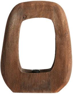 Light & Living Kelafo - Tafellamp - Hout - 33x10x40cm - Bruin