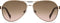 Fossil 3079/S - Zonnebril - Aviator stijl - Goudkleurig
