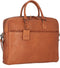 Burkely Antique Avery - Laptoptas 17 inch - Gewatteerd laptopcompartiment - Cognac