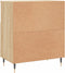 vidaXL - Dressoir - 60x35x70 - cm - bewerkt - hout - sonoma - eikenkleurig