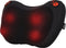 Niceey Shiatsu Massagekussen Nek en Rug - Nekmassage Apparaat - Infrarood Massageapparaat - Massage Kussen - 4 Massageknoppen - Zwart