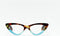 Okkia leesbril Cat Eye vista-Havanna Blue-+ 1.00
